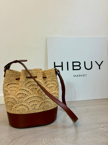 SÉZANE. Multicolored raffia bag