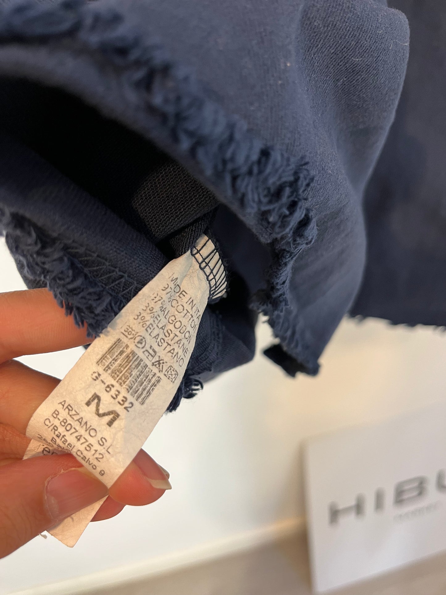 RENATTA&amp;CO. Blue jacket with fringe detail. Size M