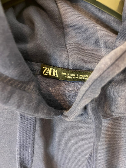 ZARA. Sudadera azul oversized. T S