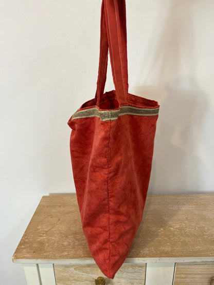 OTRAS. Bolso teja tela