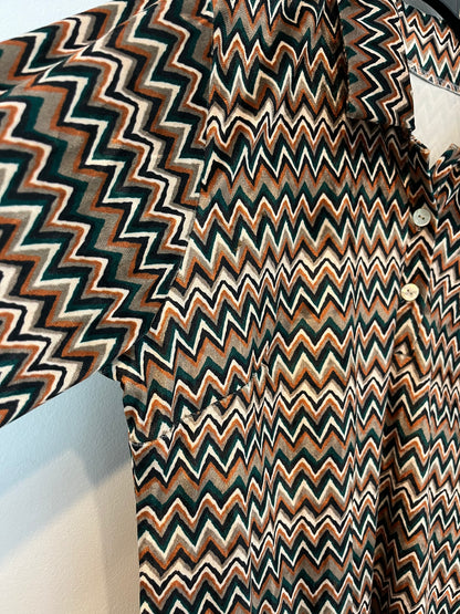 OTRAS. Vestido estampado retro T.S