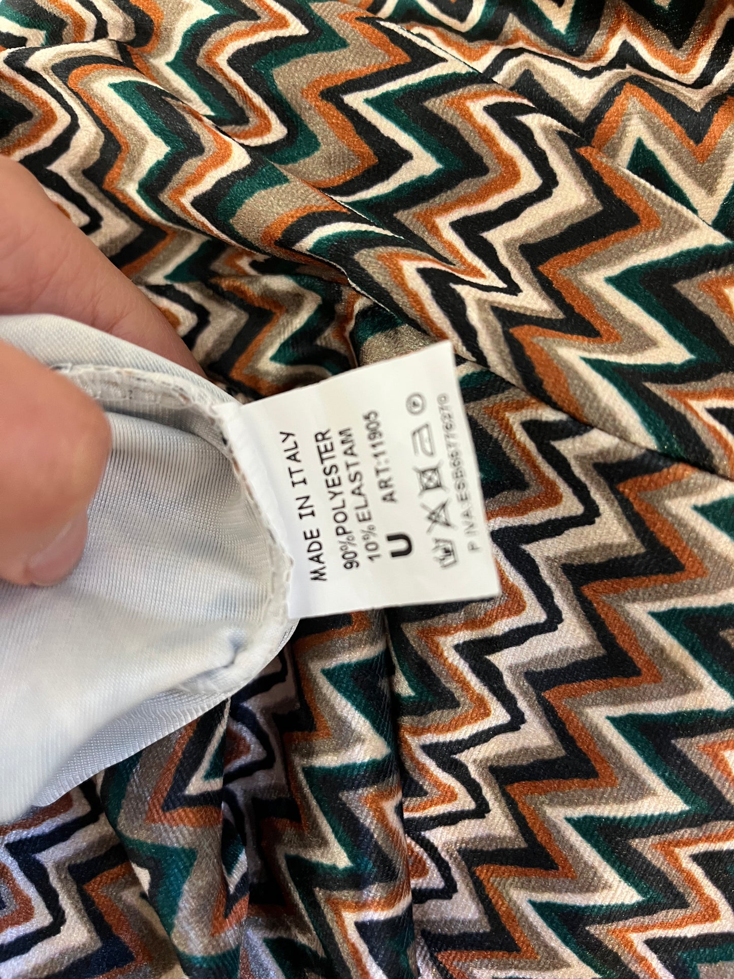 OTRAS. Vestido estampado retro T.S