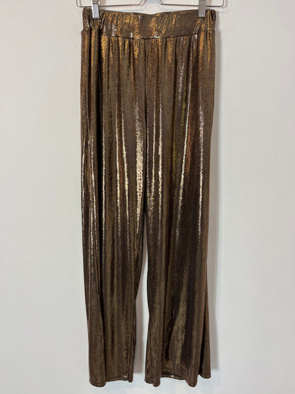 OTRAS. Pantalón fluido tonos dorados T. XS/S