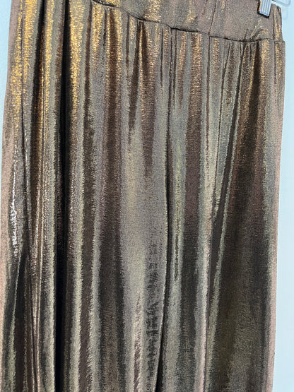 OTRAS. Pantalón fluido tonos dorados T. XS/S