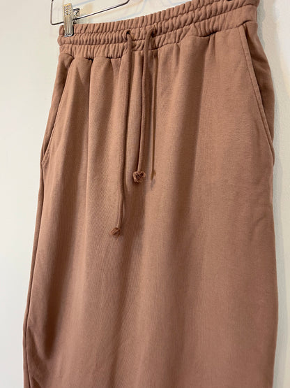 ZARA. Falda midi bolsillos. T. S