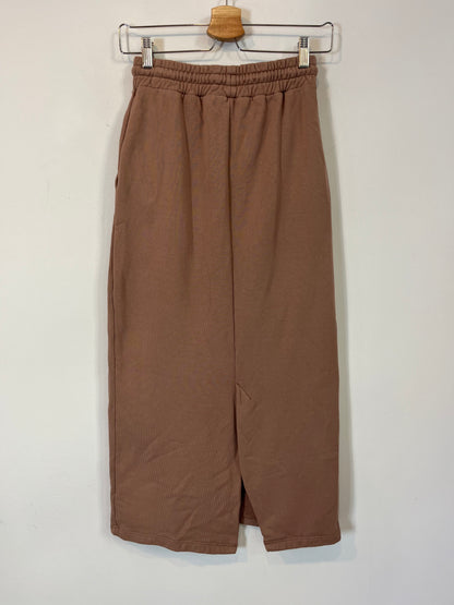 ZARA. Falda midi bolsillos. T. S