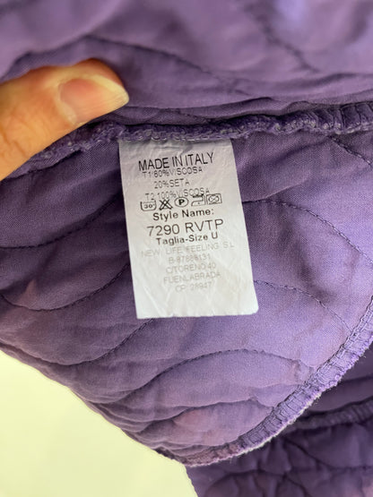 OTRAS. Chaleco textura morado T.S/M