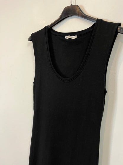 ZARA. Long black dress. T. S