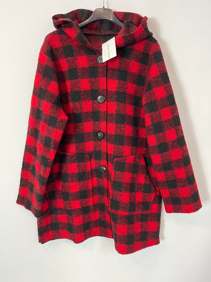 VERDE LIMÓN. Sobre camisa cuadros. TU (M/L)