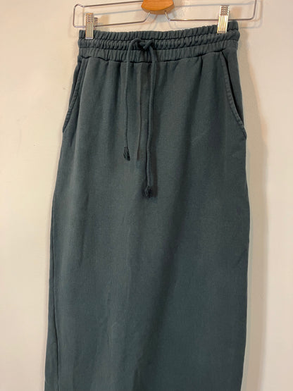 ZARA. Blue stretch fabric skirt. S.