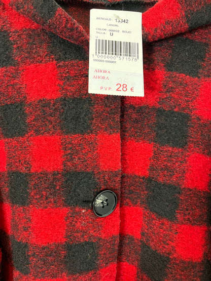 VERDE LIMÓN. Sobre camisa cuadros. TU (M/L)