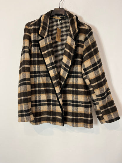 OTRAS. Blazer cuadros con lana. T L