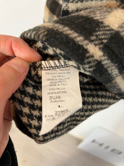 OTRAS. Blazer cuadros con lana. T L