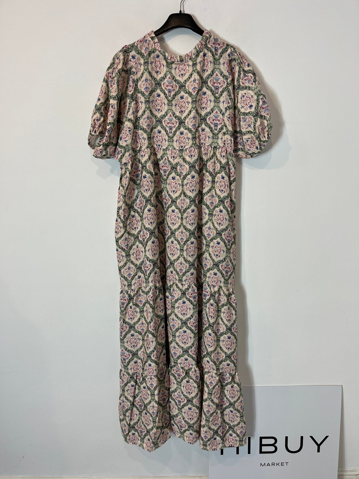 OTRAS. Vestido largo estampado flores. T M