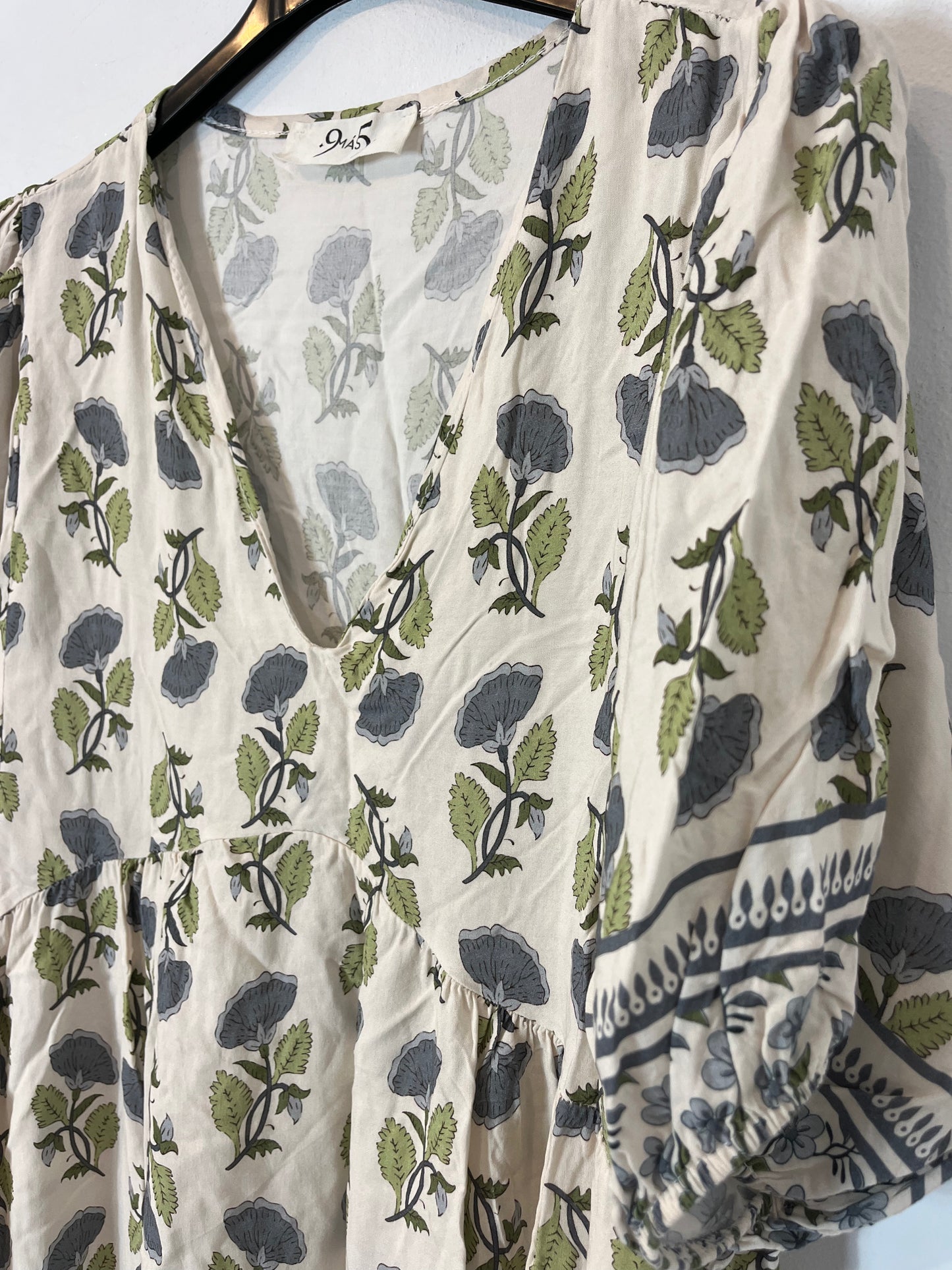 9MORE5. Long printed dress. TM