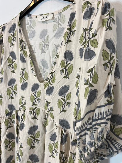 9MORE5. Long printed dress. TM