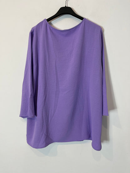 CEREZAS. Top morado fluido. T XL