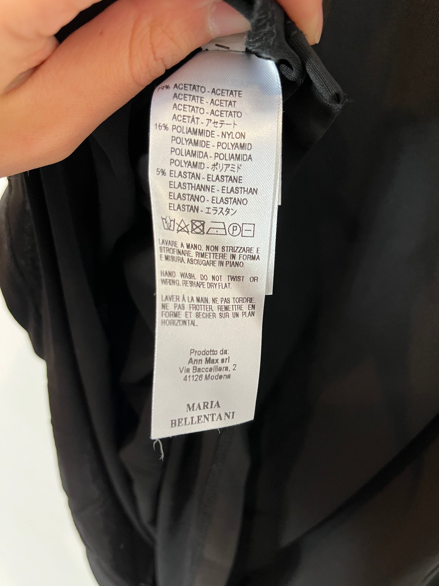 MARIA BELLENTANI. Stretch knit top and jacket set. TM