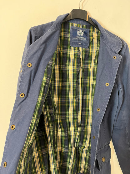 VALECUATRO. Blue jacket with pockets. TL