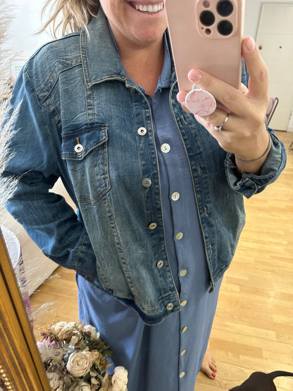 INC. Cazadora vaquera vintage T.3xl