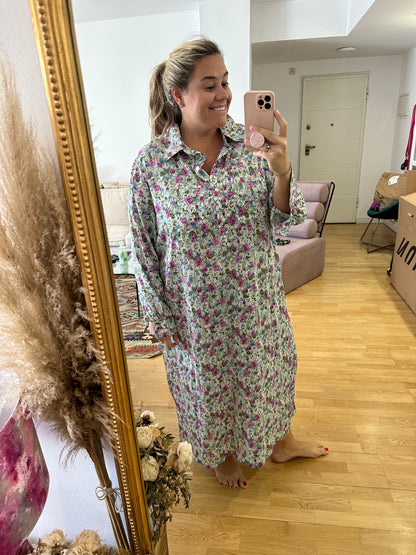 BUGANVILIA. Vestido fluido flores T.u(3xl)