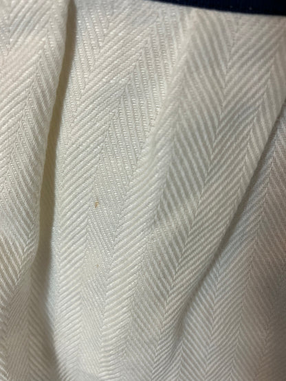 VILAGALLO. Chaqueta beige lino y algodón jaspeada. T 40