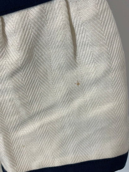 VILAGALLO. Chaqueta beige lino y algodón jaspeada. T 40