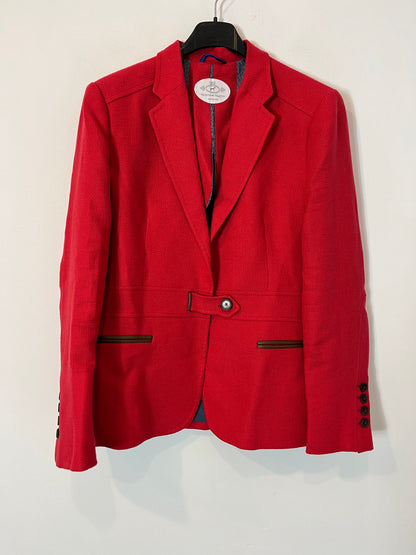 THE EXTREME COLLECTION. Red linen and cotton blazer. Size 42