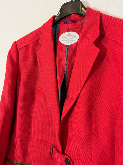 THE EXTREME COLLECTION. Red linen and cotton blazer. Size 42