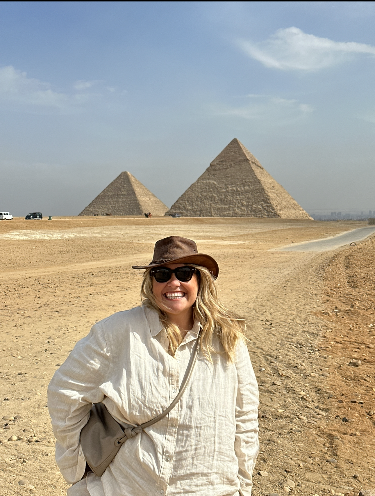 H&M. Pantalón beige lino T.3xl