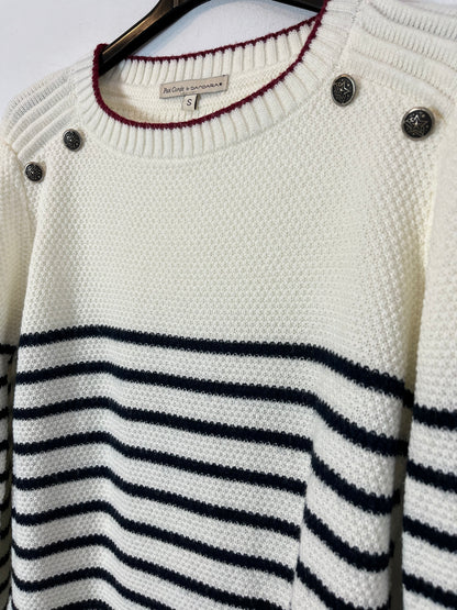 PATI CONDE BY DANDARA. Jersey rayas botones. T S