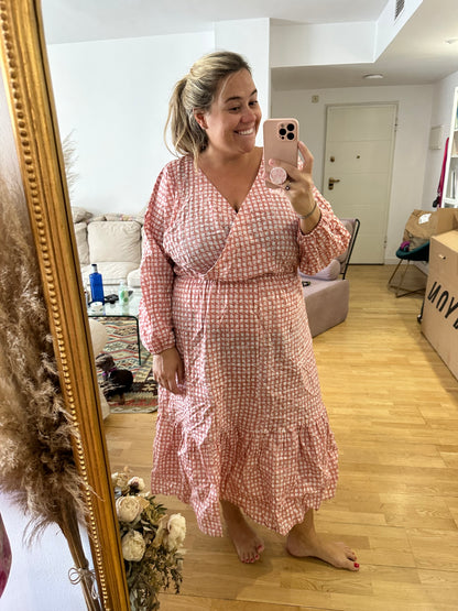 OTRAS. Vestido rosa flores TU(3xl)