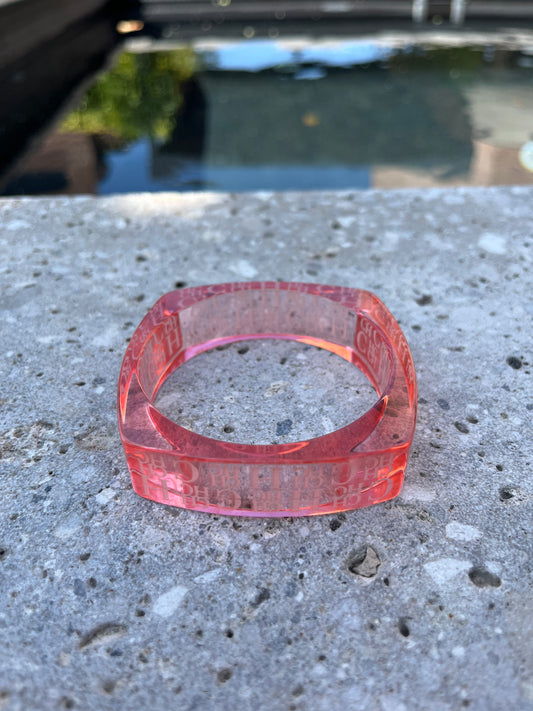 CAROLINA HERRERA. Pulsera rígida logo