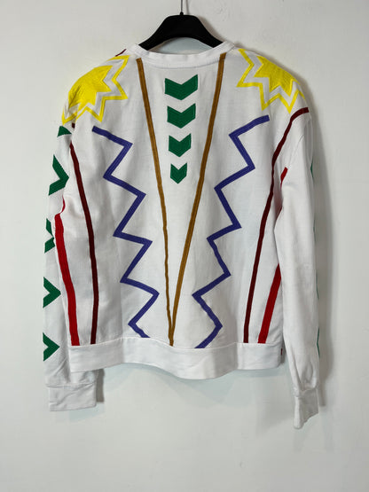 MICHONET. Sudadera estrellas blanca. T XXS (S)