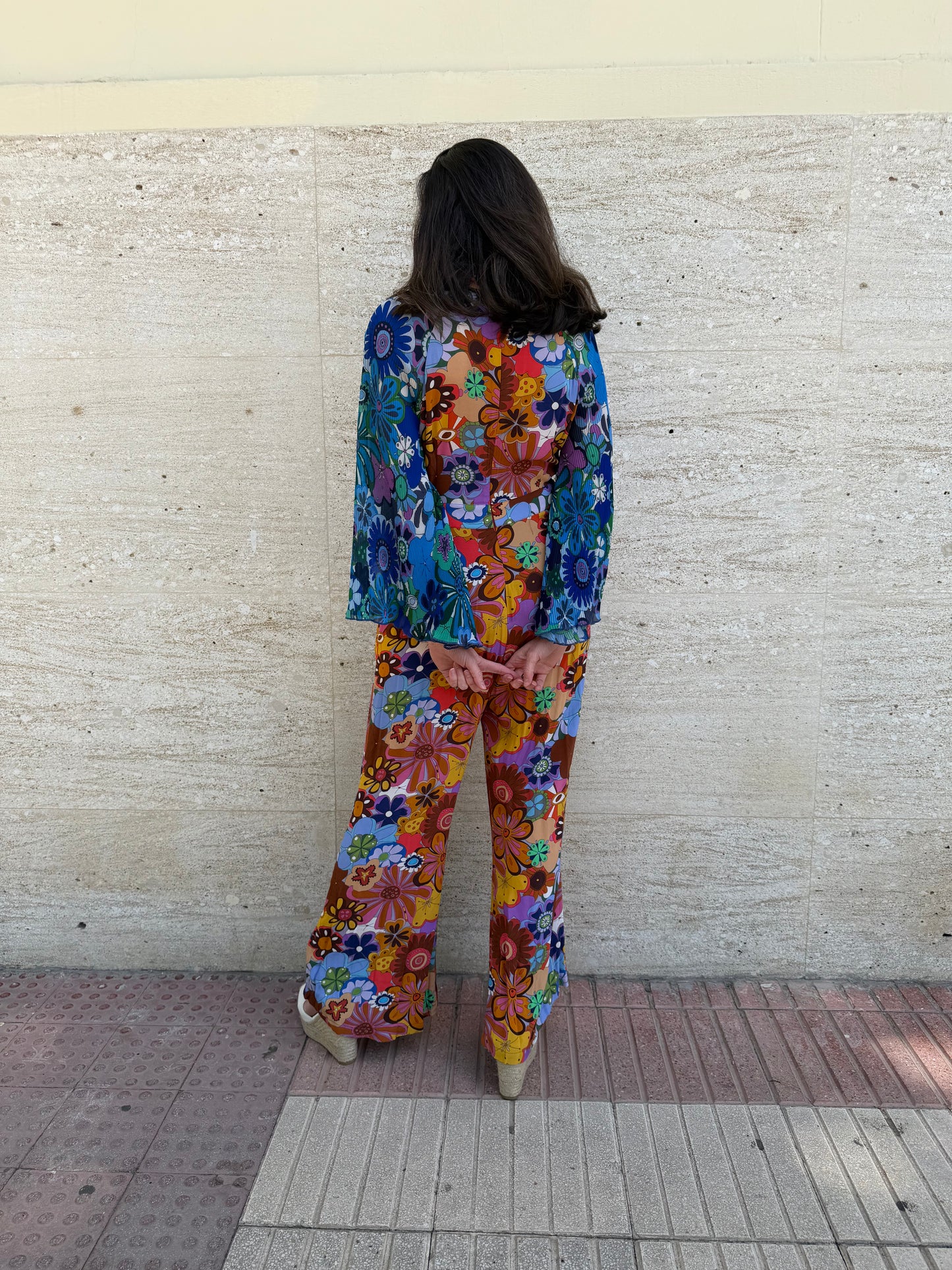 CELIA B. Mono largo flower power. T S