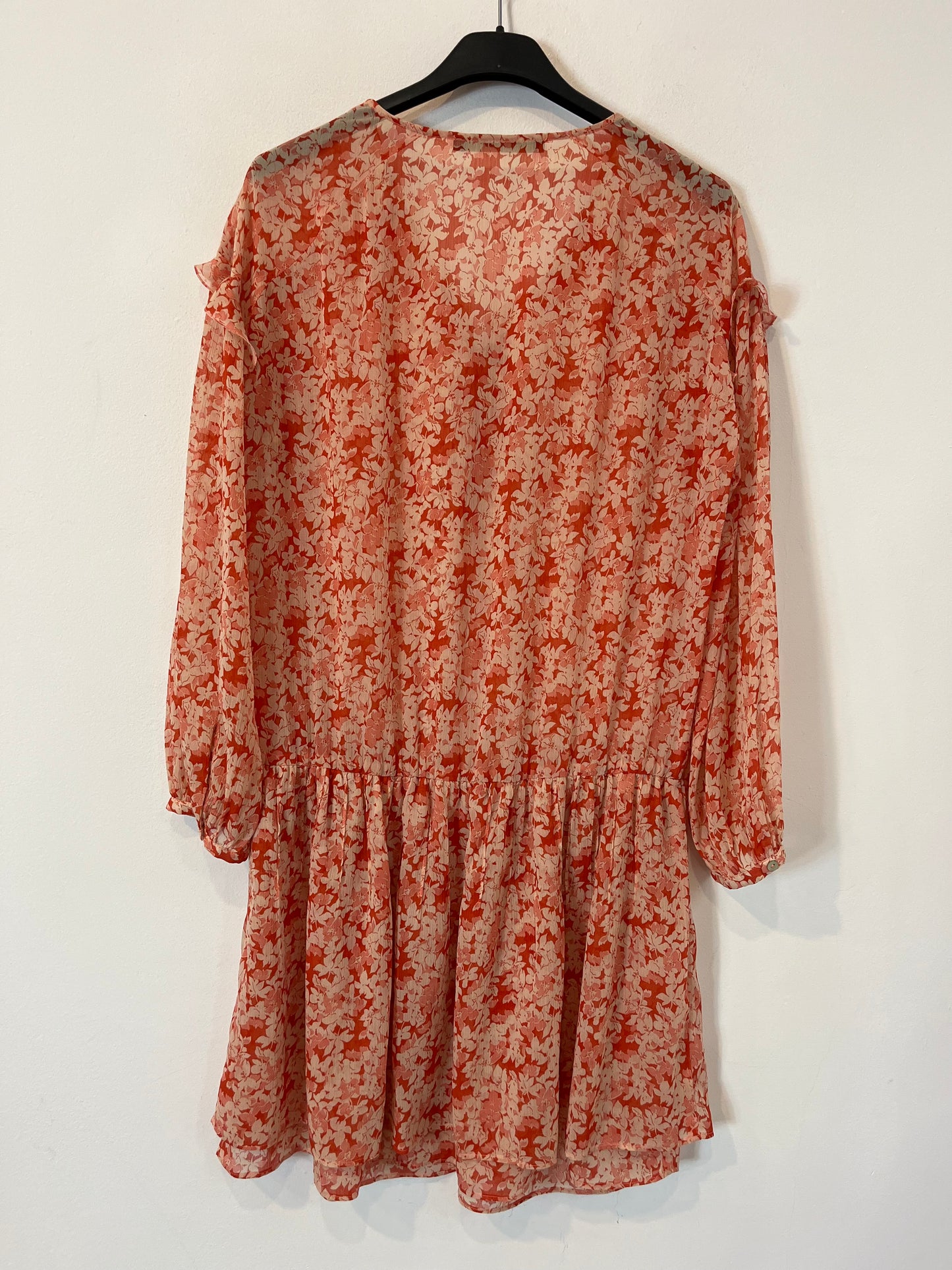 ZARA. Red floral dress. TS ji
