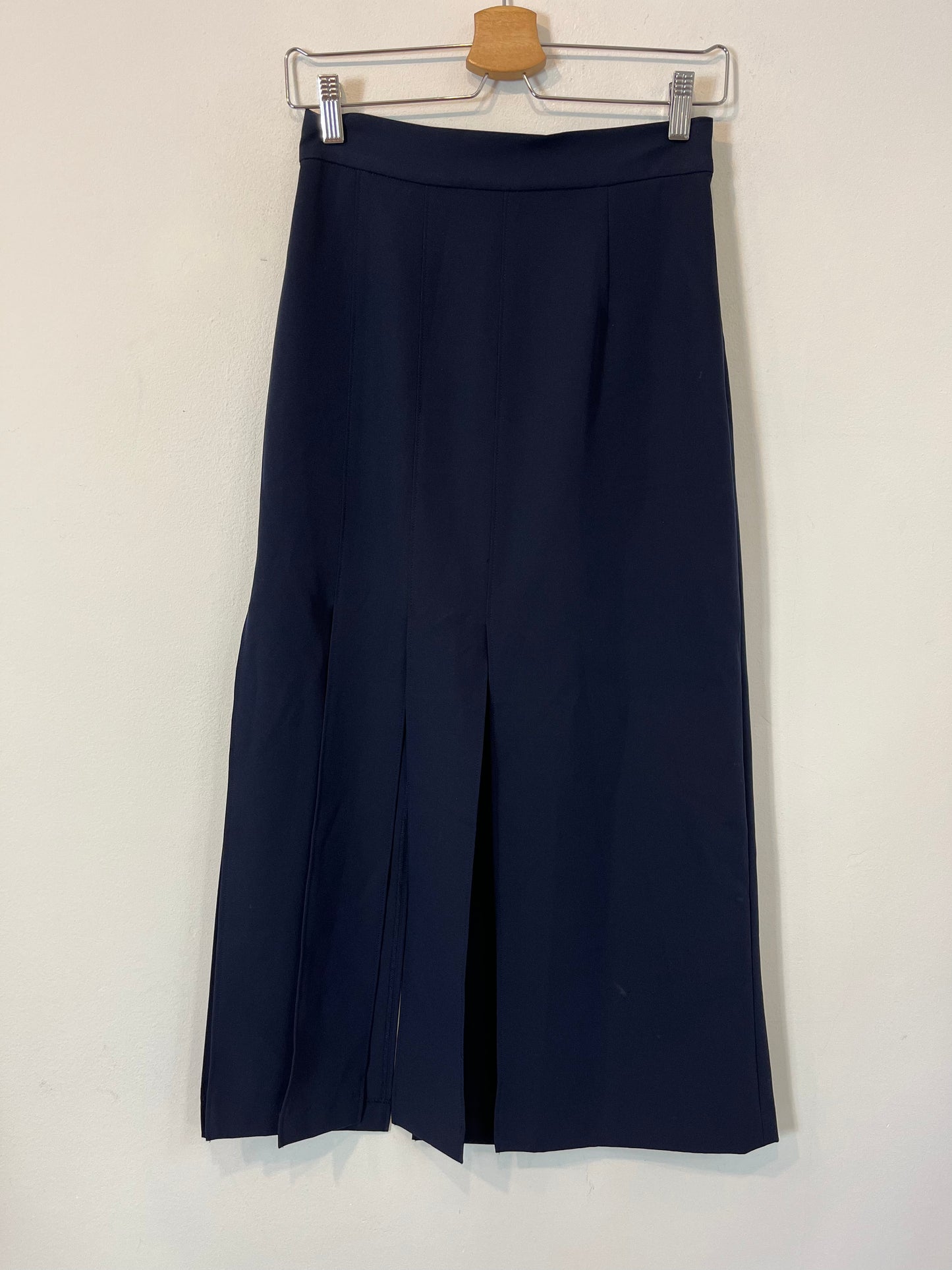 ZARA. Blue midi skirt with slits. TS
