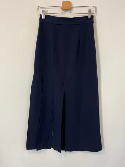 ZARA. Blue midi skirt with slits. TS