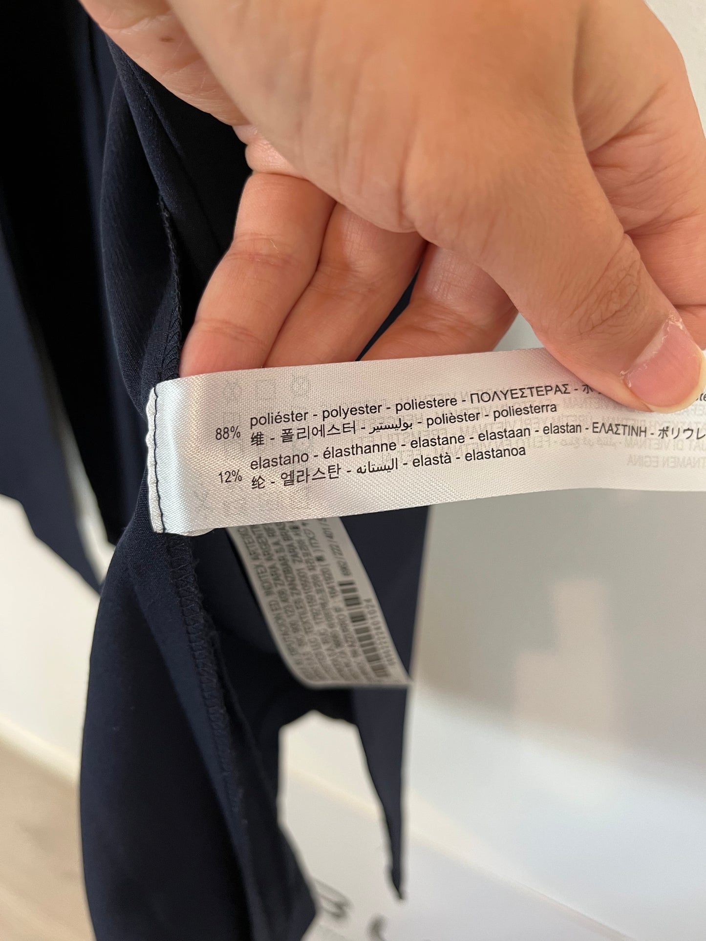 ZARA. Blue midi skirt with slits. TS