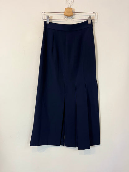 ZARA. Blue midi skirt with slits. TS