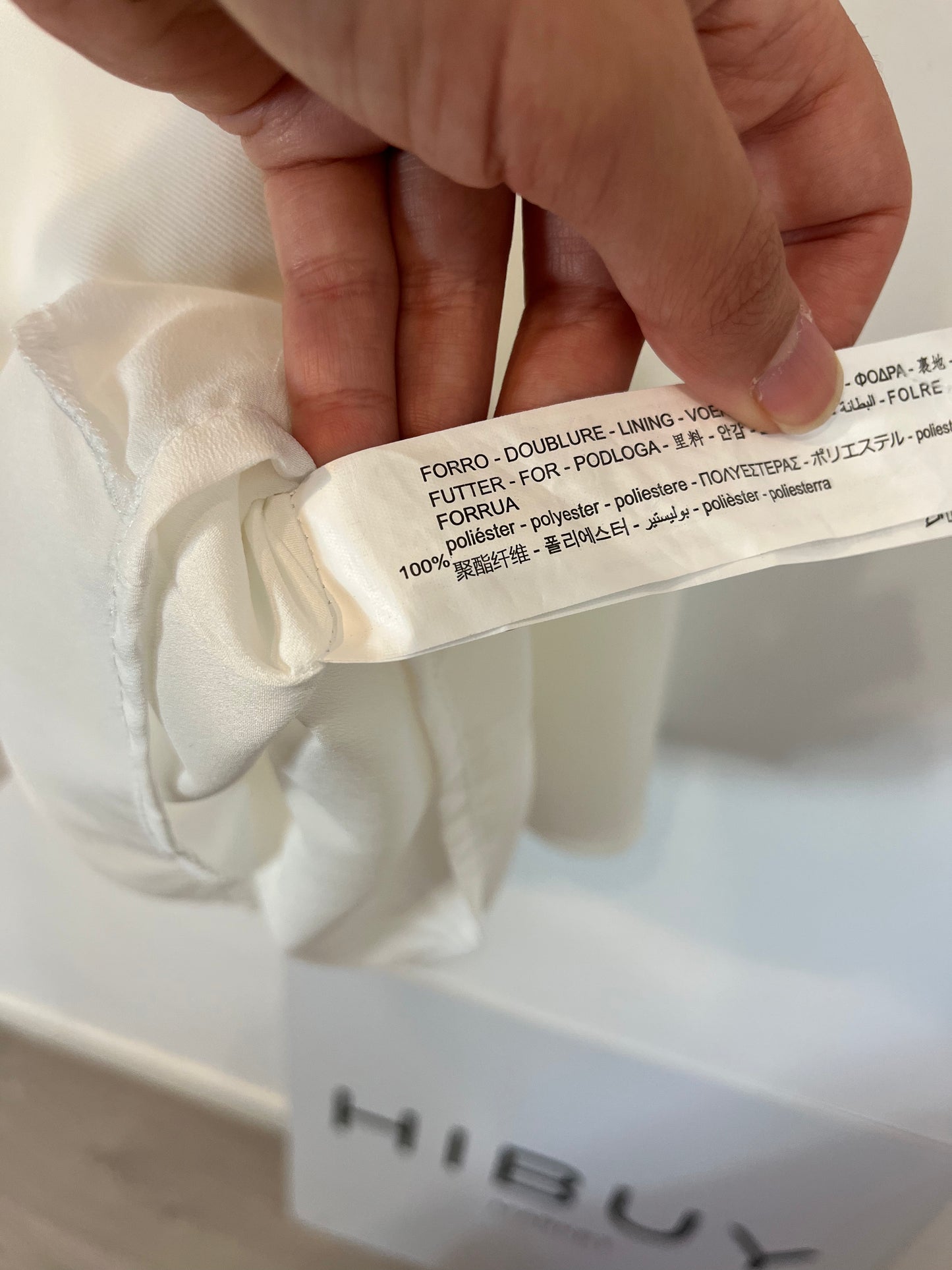 ZARA. Flowing white short dress. TS