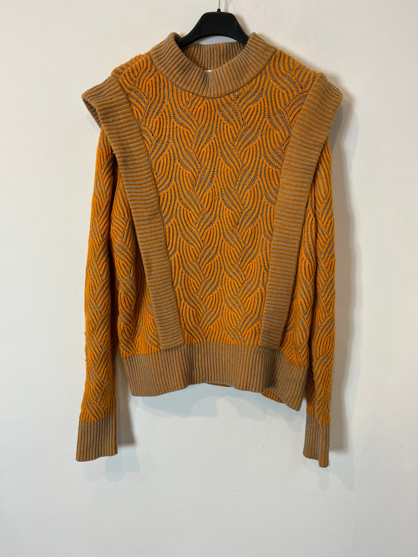 DESIRES. Jersey dibujos en tonos mandarina. T L