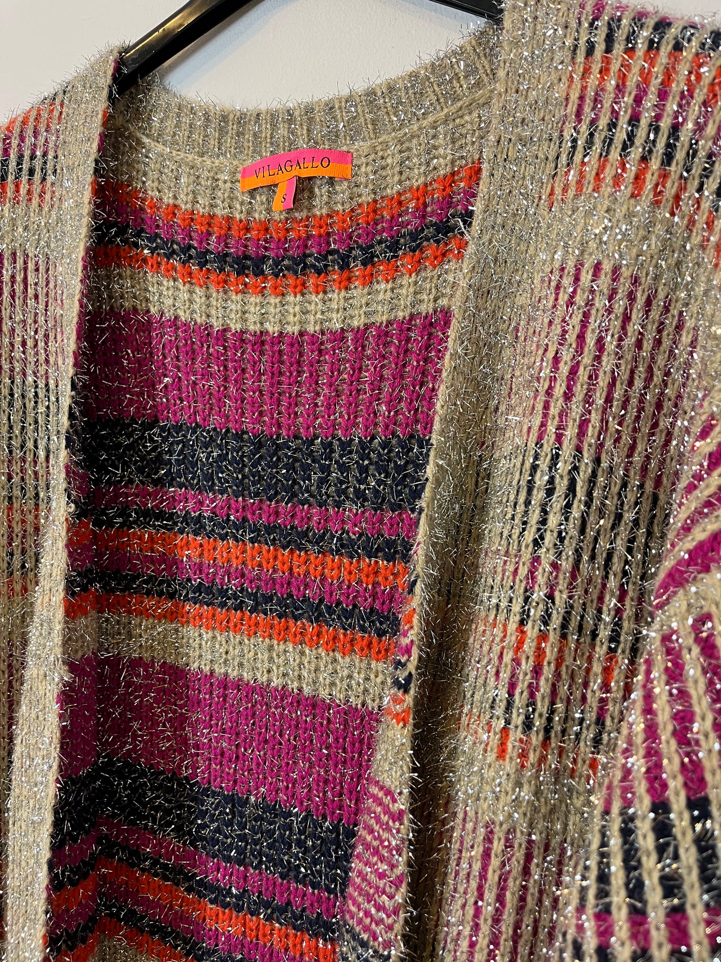 VILAGALLO. Colorful knit jacket. TS