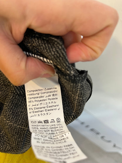 OTRAS. Pantalón pinzas cuadros gris. T XS/S