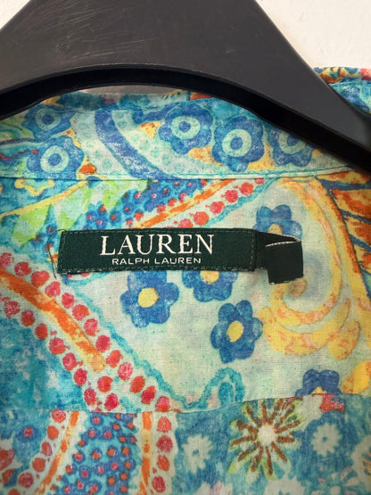 RALPH LAUREN. Camisa de algodón con estampado