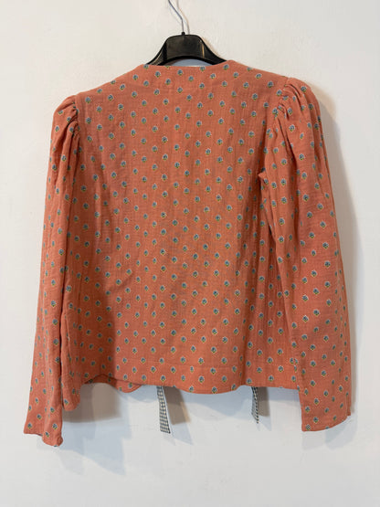 RITAVON. Camisa de algodón con estampado detalle lazo