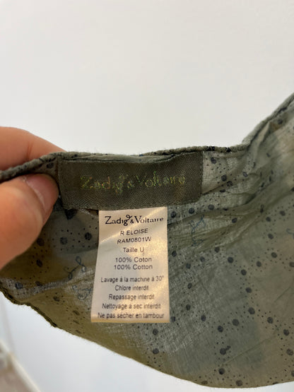 ZADIG&amp;VOLTAIRE. Printed cotton scarf
