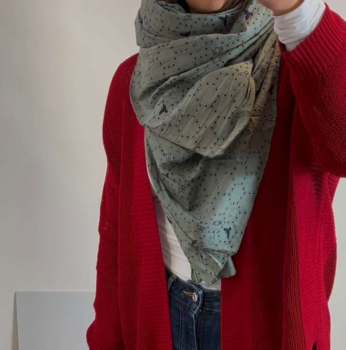 ZADIG&amp;VOLTAIRE. Printed cotton scarf