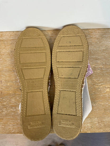 OTRAS. Zapatos esparto bicolor. T 38