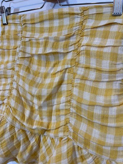 ZARA. Falda mini cuadros. T S